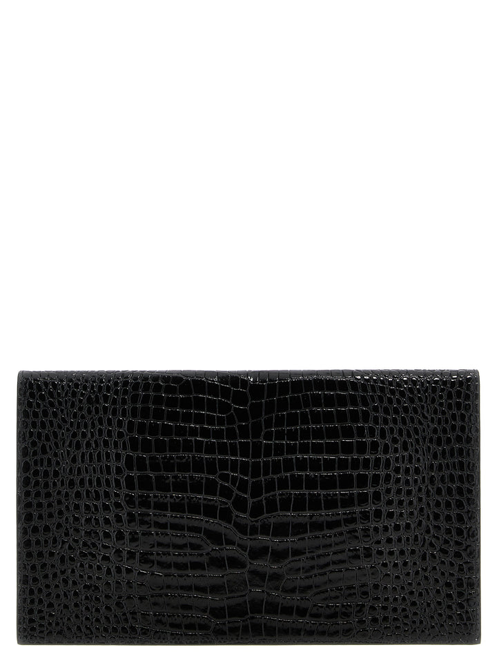 Saint Laurent Uptown Clutch - Nero | 02bdd625f86e7d18f143a20c8c7d404ee9865f86