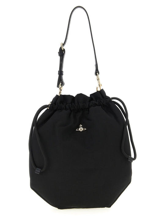 Drawstring Pouch Borse A Mano Nero