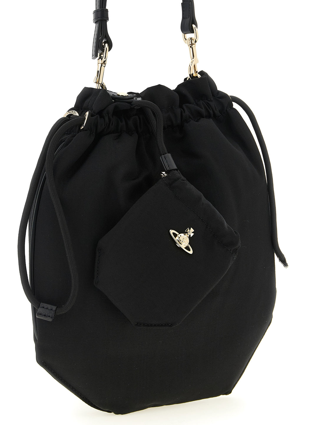 Vivienne Westwood Drawstring Pouch Borse a Mano - Nero | 3cdaf0311608b6199a83f8db2f324bc97497d350
