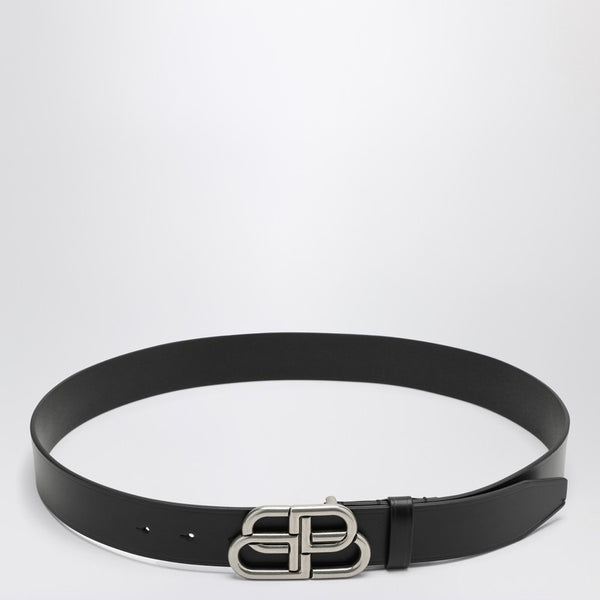 Black Bb Leather Belt