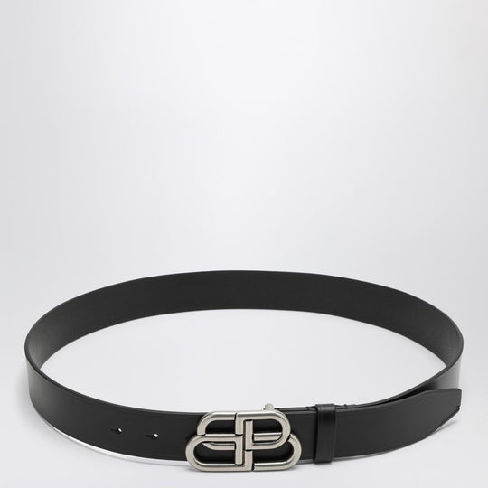 Black Bb Leather Belt