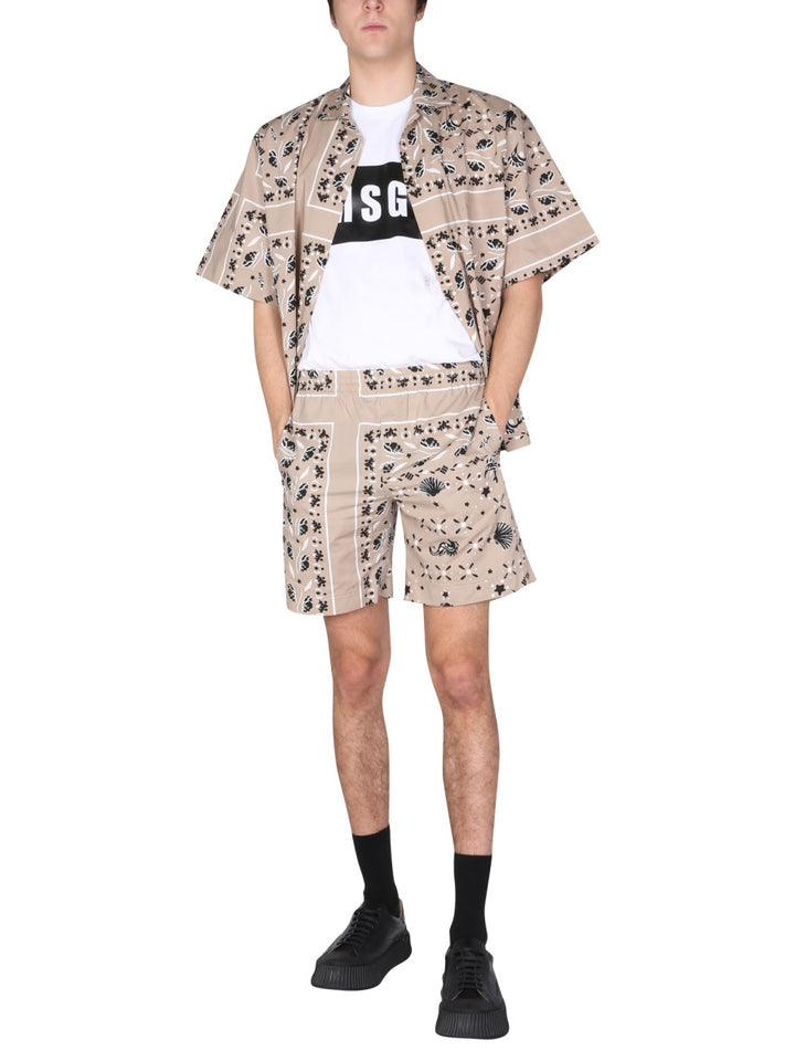 MSGM Shorts - Beige | Wanan Luxury