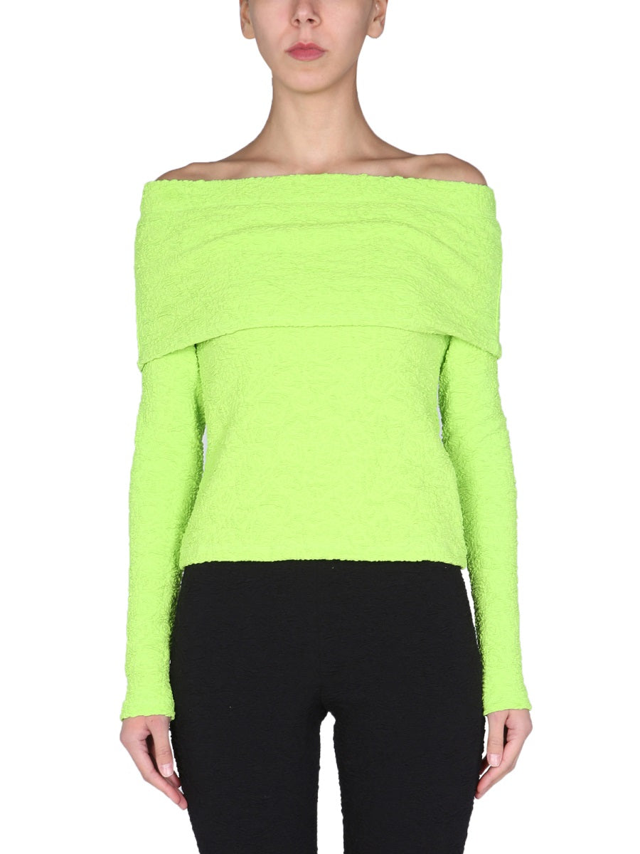 MSGM Top - Verde | Wanan Luxury