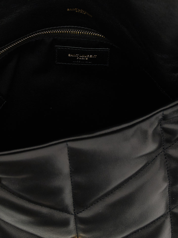 Saint Laurent Loulou Puffer Borse a Spalla e Tracolla - Nero | 2f4e23be4479bc037d6553c640e38c3b1c3ff33b