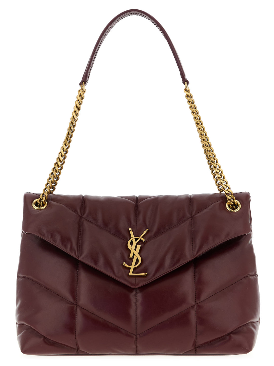Saint Laurent Puffer Borse a Spalla e Tracolla - Bordeaux | d66ef4b265a25aa05006517524f00fc50238997b