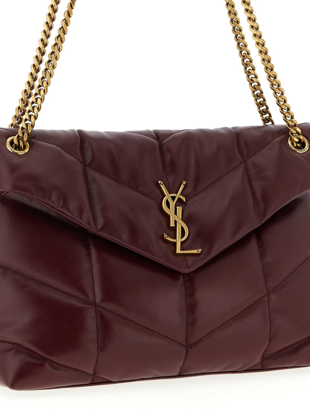 Saint Laurent Puffer Borse a Spalla e Tracolla - Bordeaux | cf35e5d2c45739022bc939de54d9213fa963e261