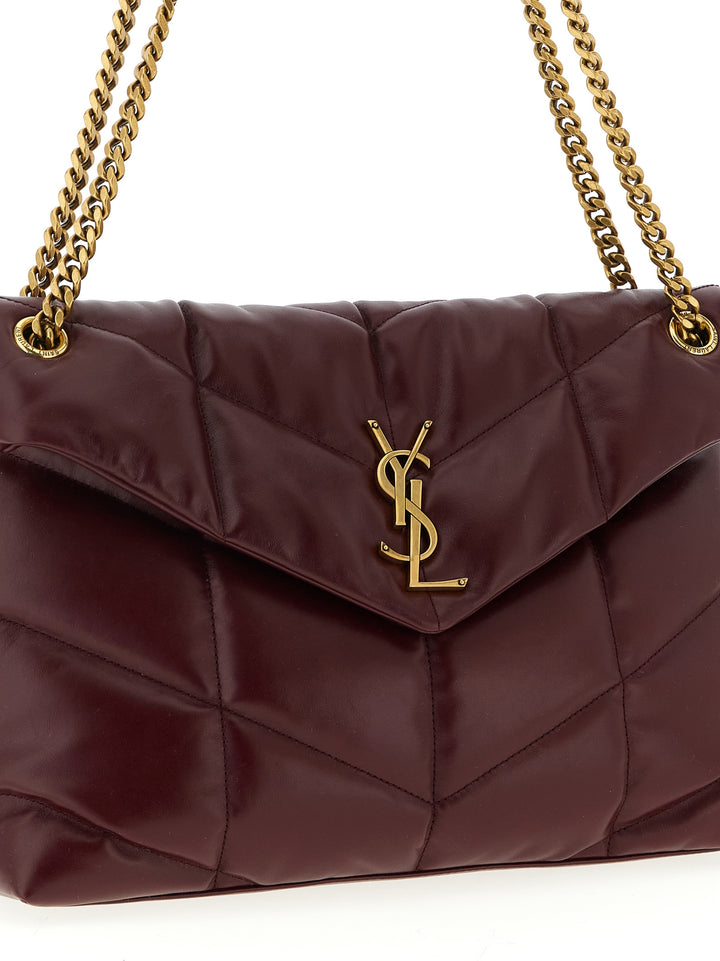 Saint Laurent Puffer Borse a Spalla e Tracolla - Bordeaux | cf35e5d2c45739022bc939de54d9213fa963e261