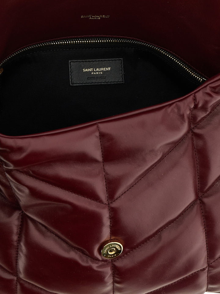 Saint Laurent Puffer Borse a Spalla e Tracolla - Bordeaux | bb54f7e83df753fe2ee608435d7a16208fd276a4