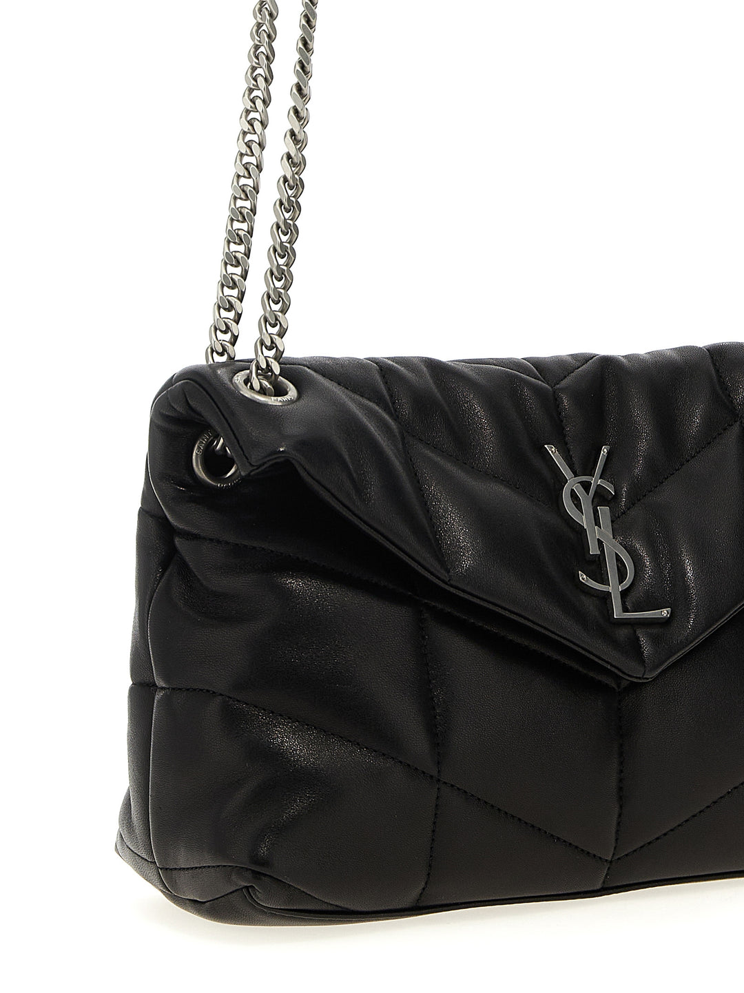 Saint Laurent Puffer Lou Lou Borse a Spalla e Tracolla - Nero | 6379cfe07adc6ea1089bc726b0e976272a42371b