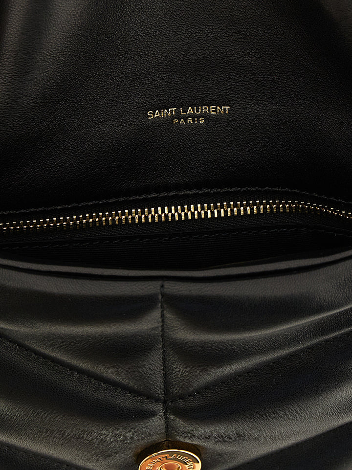 Saint Laurent Puffer Borse a Spalla e Tracolla - Nero | 52989448b226d52d8f206ec6c7fed3a8a9da91b2