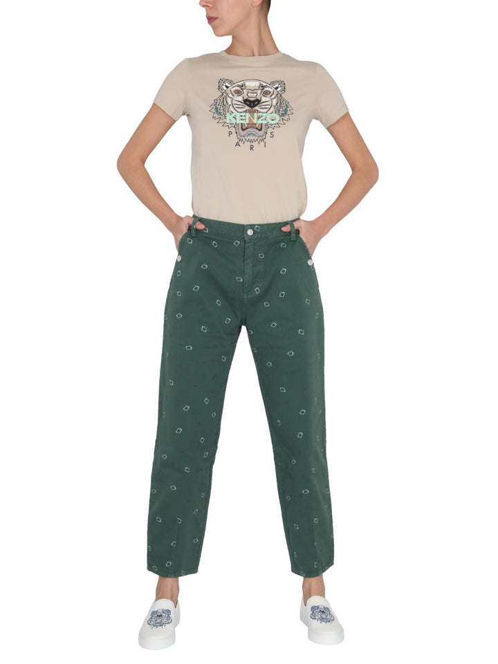 Kenzo Pantaloni - Verde | Wanan Luxury