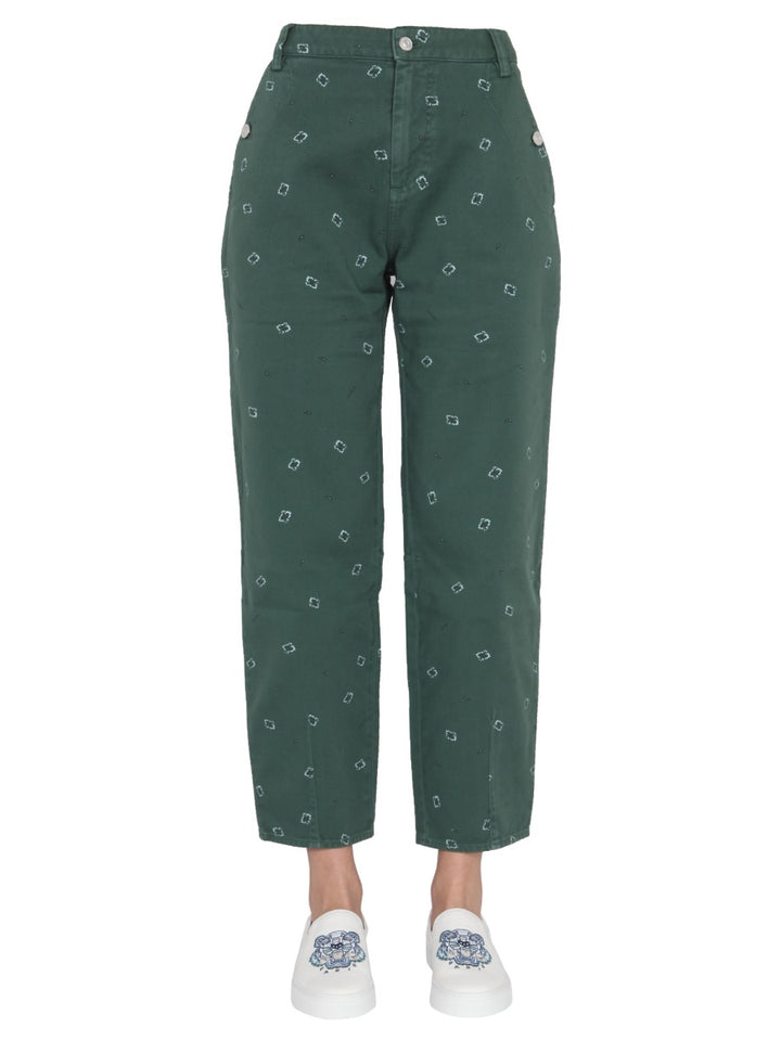 Kenzo Pantaloni - Verde | Wanan Luxury