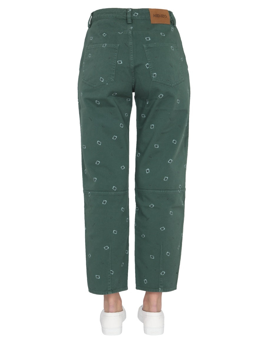 Kenzo Pantaloni - Verde | Wanan Luxury