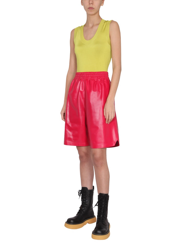 Bottega Veneta Shorts - Red | f778754463f07e0077180b2448a91c0f15b1afaa