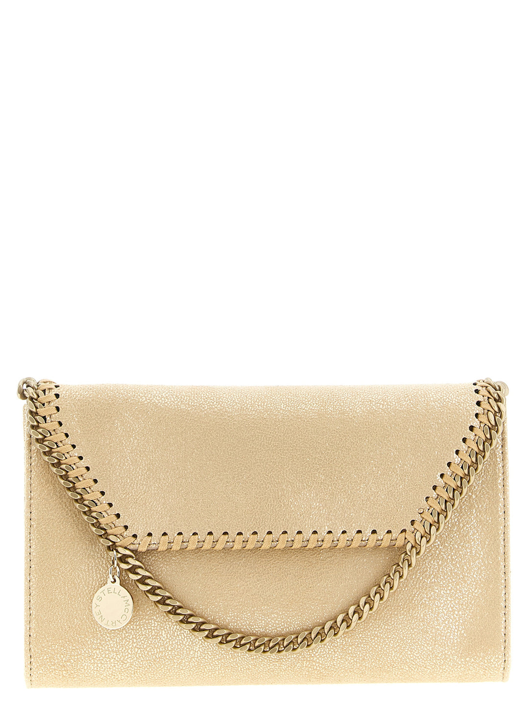 Stella Mccartney Falabella Chain Wallet Portafogli - Oro | ae4d6c12352a8f55291f0875d9c83cf40e0a82e4