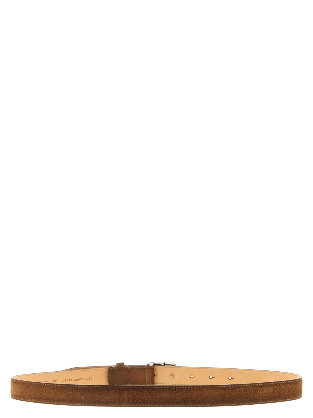 Balenciaga Bb Thin Belt Cinture - Marrone | 05526f65b33a38153e67cf9045ad9cbcd4b85edd