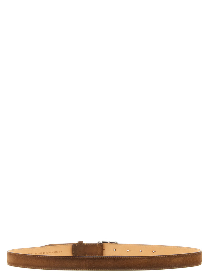 Balenciaga Bb Thin Belt Cinture - Marrone | 05526f65b33a38153e67cf9045ad9cbcd4b85edd