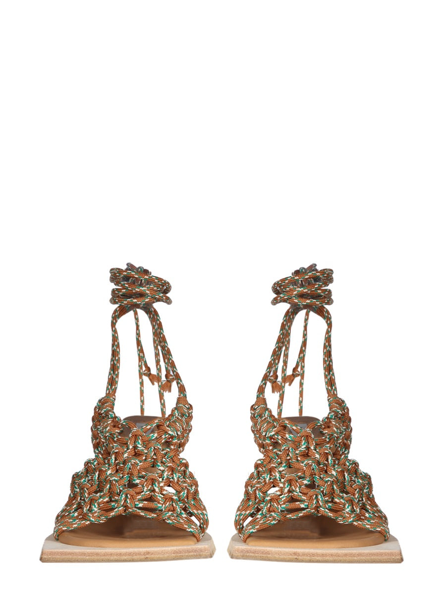 Miista Sandali - Marrone | Wanan Luxury