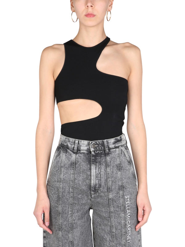 Top Compacto Con Detalles Calados