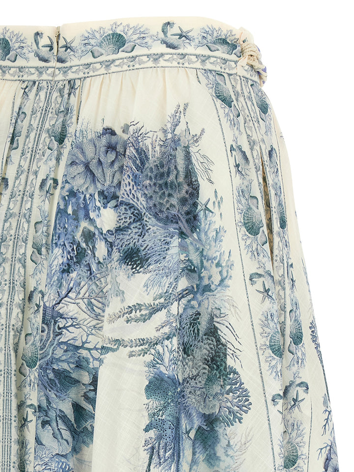Zimmermann Wanderlust Gonne - Blu | 08d95ee25f71a02912b5cd9d917f39ea24ed209f