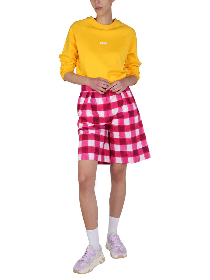 Msgm Shorts - Fuchsia | 506e35b7bdbab26bd8647acca7d5019e0f0e5614