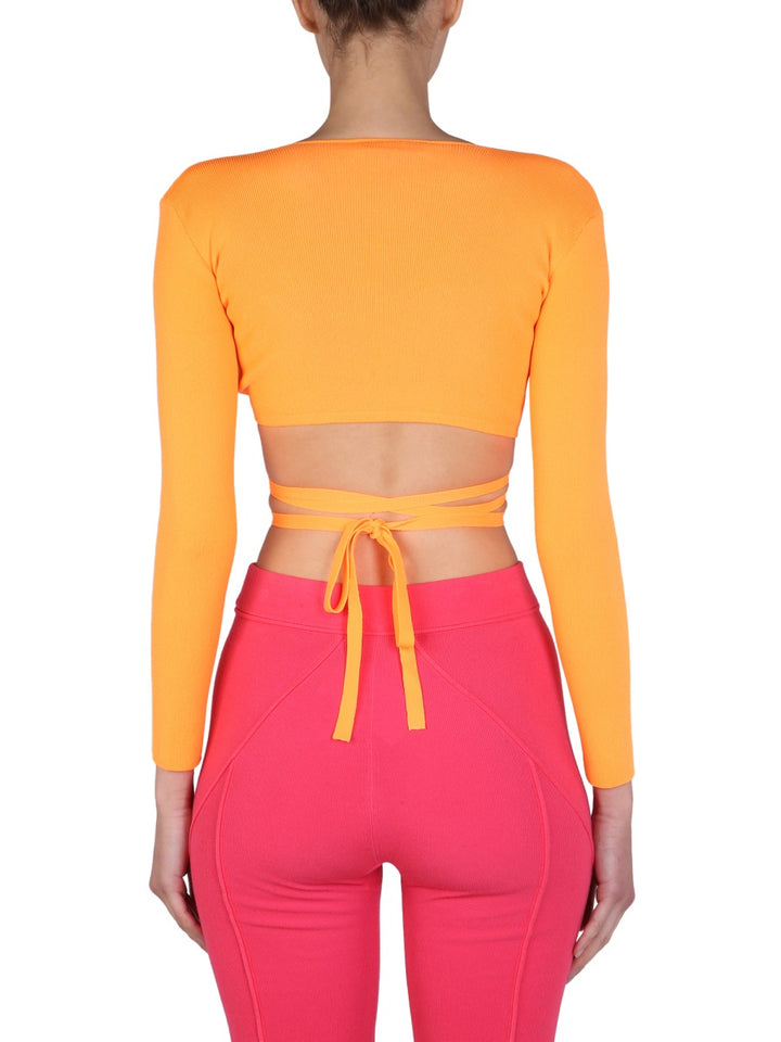 Msgm Top - Orange | 0e128ec0a2c128f3f95e2cd624768bf1d27fc395