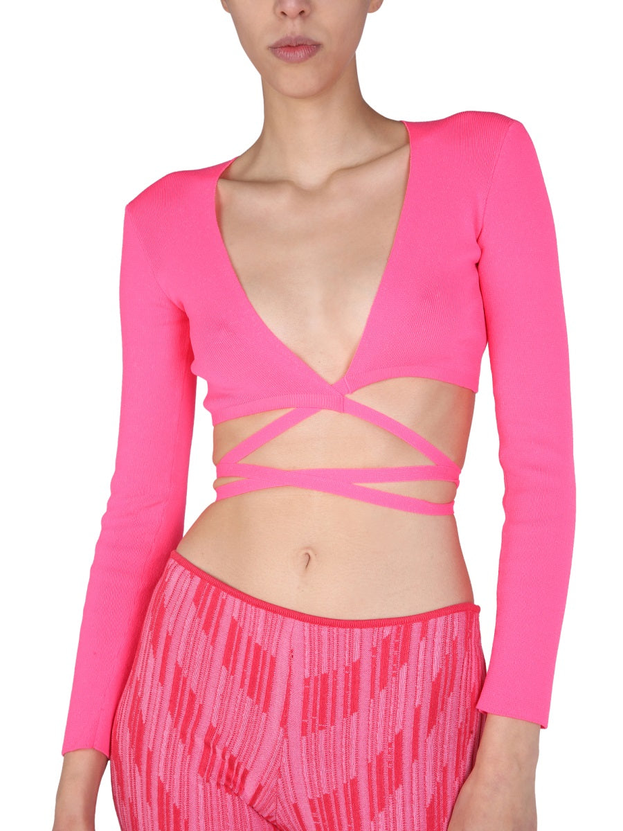 Msgm Top - Fuchsia | 137b180ba1f729e01a7c513637520098df4321f4
