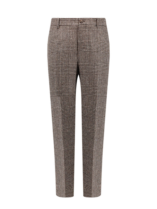 Relax Staright Prince Of Wales Trouser