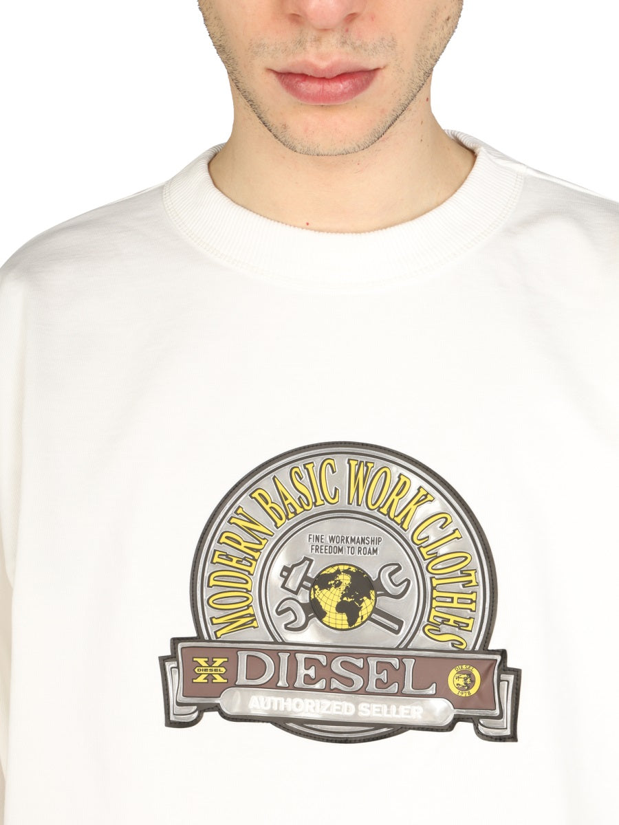 Diesel Felpe - White | 4f86c3a30425c853dbc3f3841e7193199b4afd39