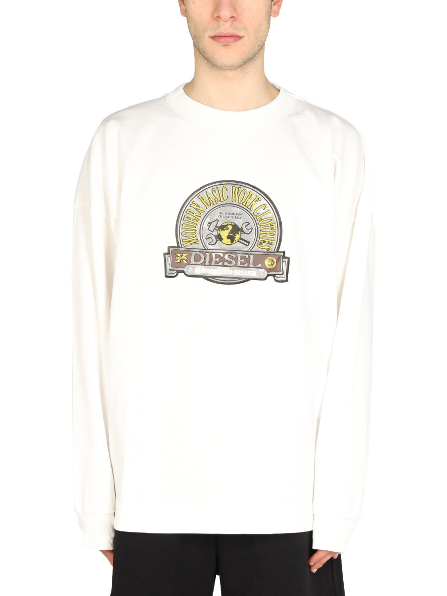 Diesel Felpe - White | bfec8b8cf3c5f34d71d3a2dfd16b1976d3439695