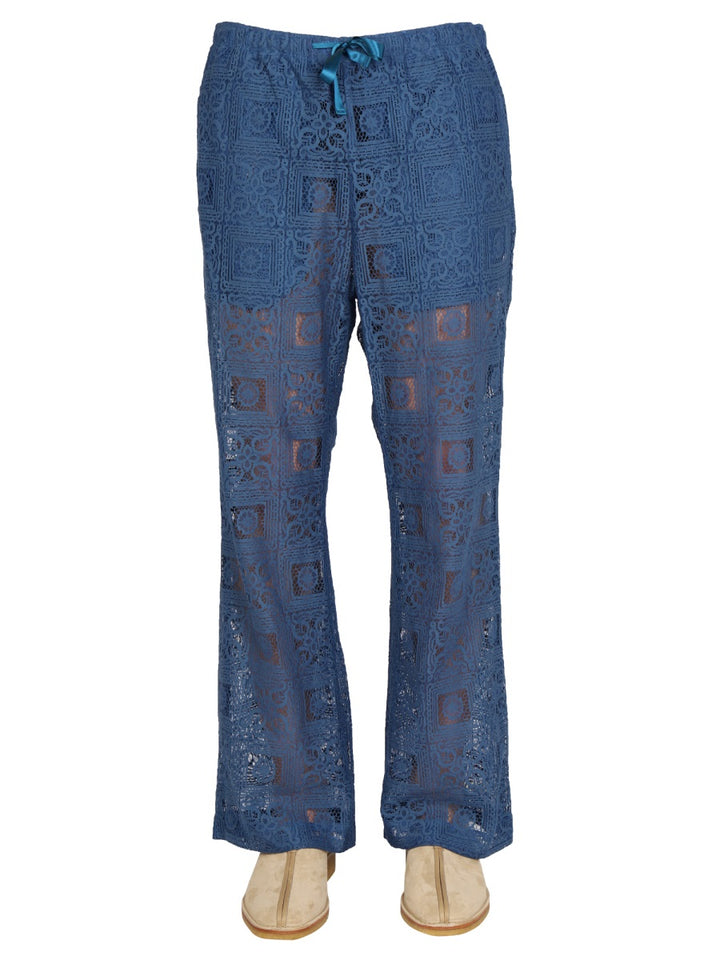 Needles Pantaloni - Blu | Wanan Luxury