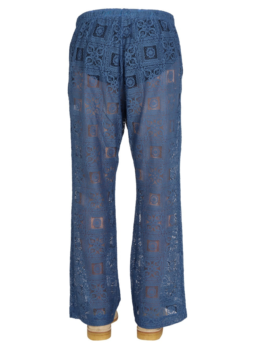 Needles Pantaloni - Blu | Wanan Luxury