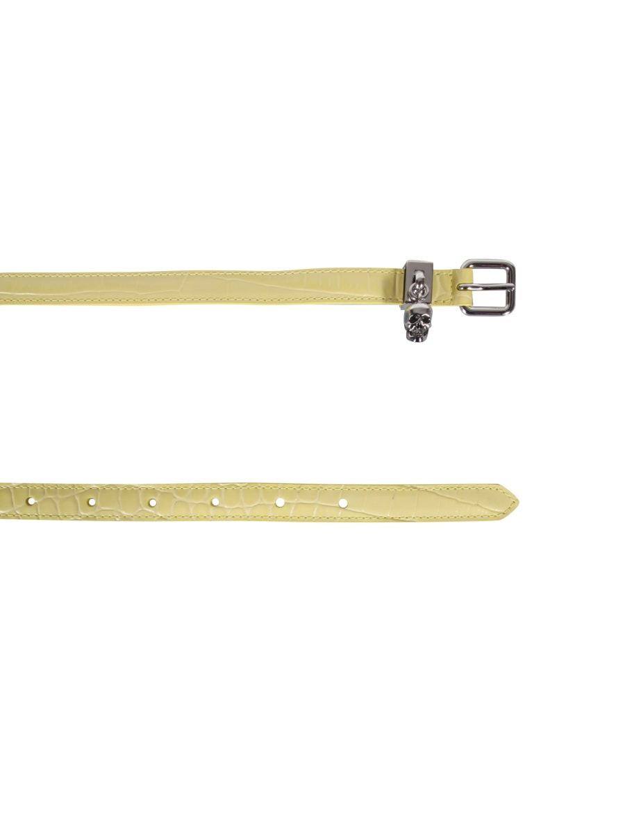 Alexander Mcqueen Cinture - Yellow | b5209cbbd5297d433803b8011bb890d75edb9cb3