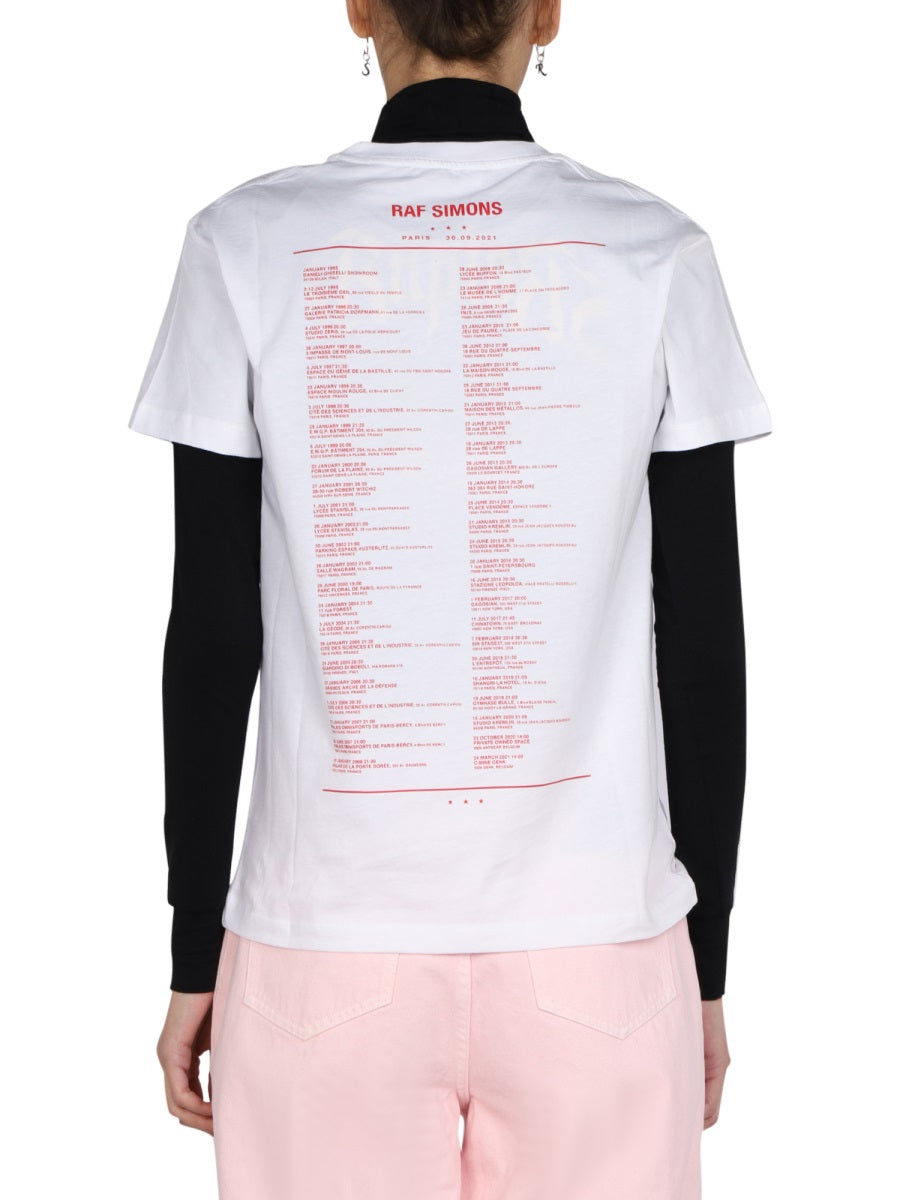 Raf Simons T shirt - Bianco | Wanan Luxury