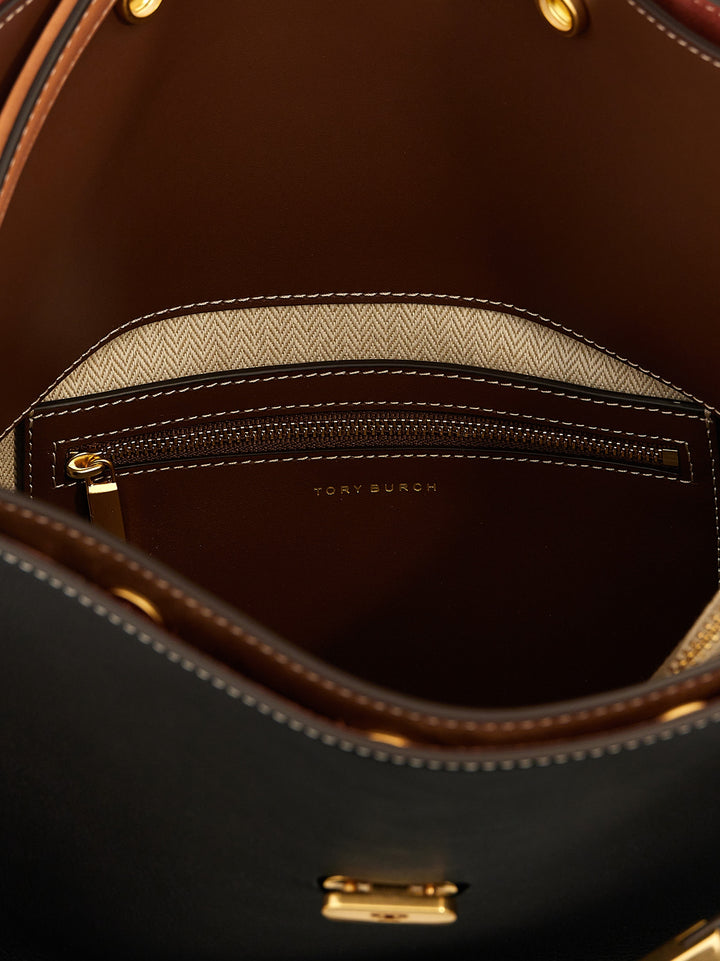 Tory Burch Lee Radziwill Borse a Mano - Nero | 0162b50bde83c74fc13a976dac6dd692a9914f63