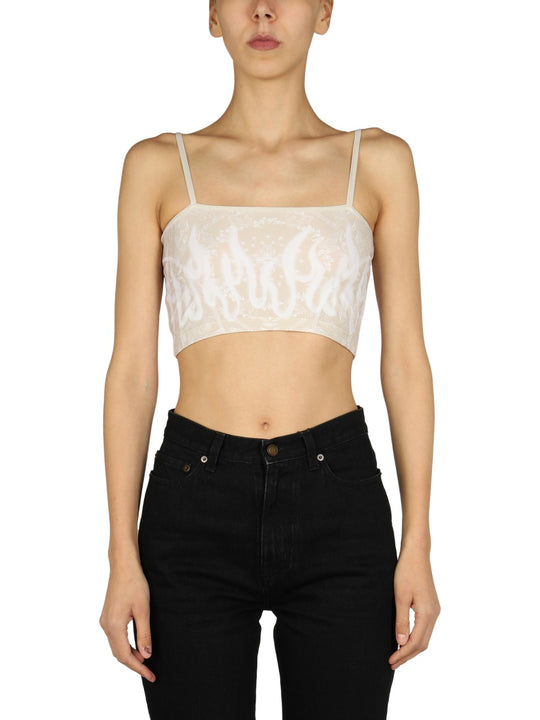 Pailsey Pattern Crop Top