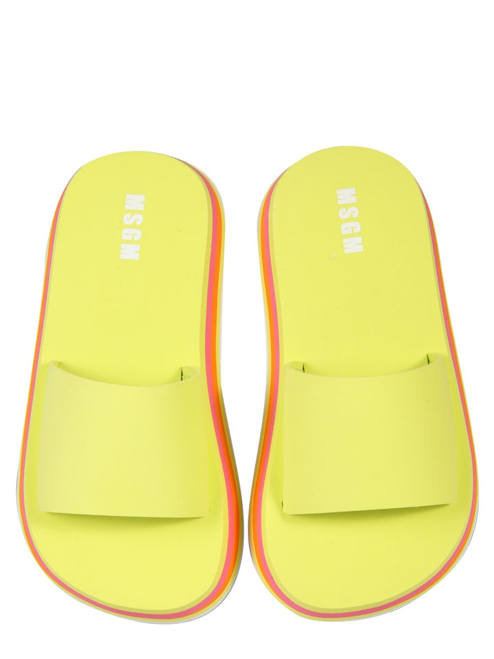 Msgm Sandali - Yellow | 0735f3c70c6eae5503eb9b1c258666ee09ddb73c