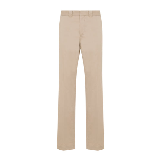 Beige Regular Fit Pants