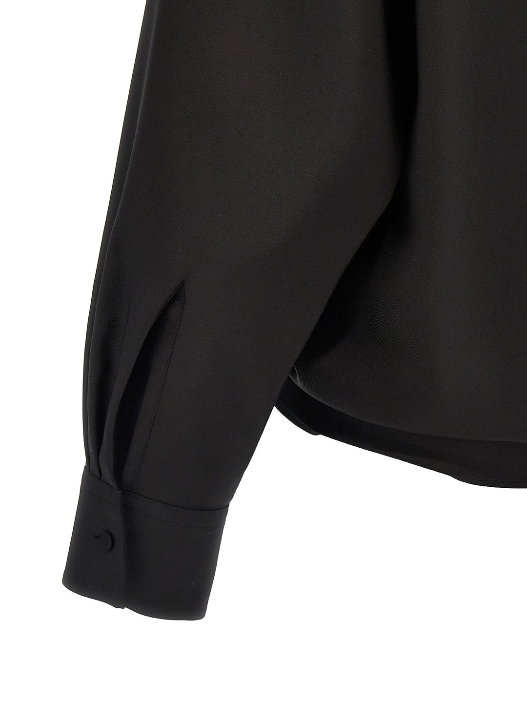 Valentino Garavani Valentino Techno Light Wool Shirt Camicie - Nero | 130df262b8a74b1e659cd01c6b25fd870a429424