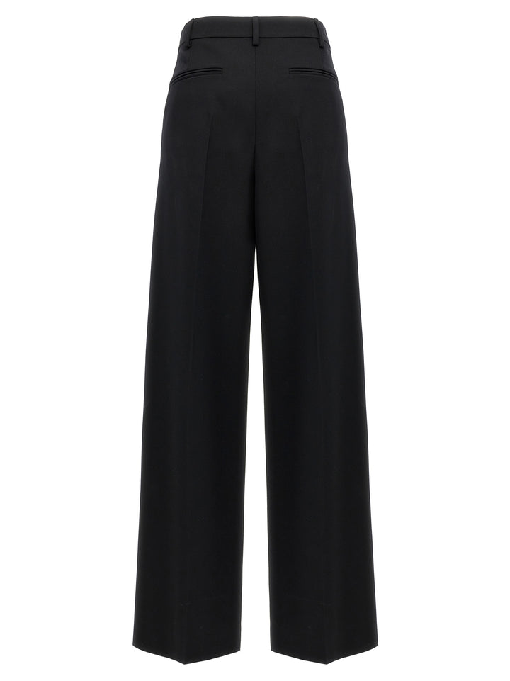 Valentino Garavani Solid Grisaille Pantaloni - Nero | d5af3d6fd737fc1aad503f9a5ea8f545c04bd5ea