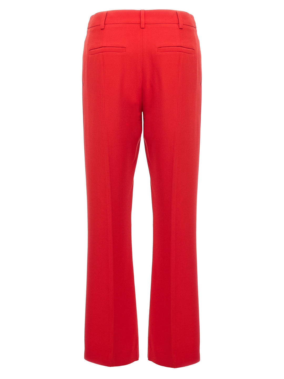 Valentino Garavani Valentino Cady Trousers Pantaloni - Rosso | 48f137c14e69ca4f4208e3bb52b7c7f6deb53182