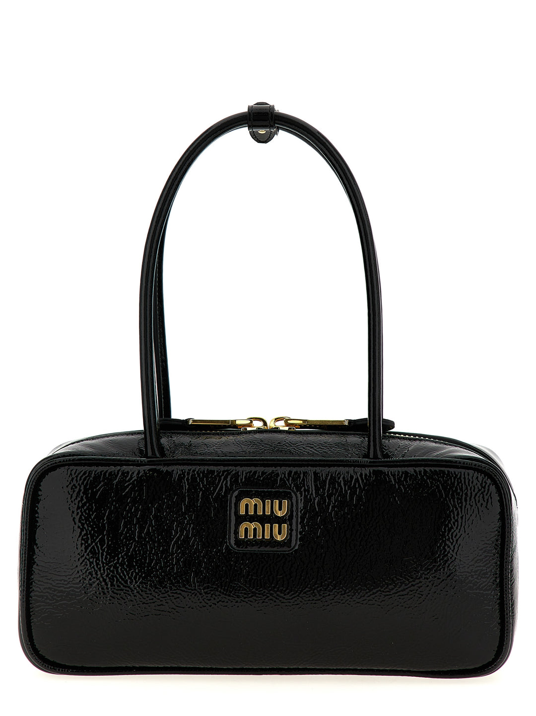 Miu Miu Trunk Hand Bag Borse a Mano - Nero | 6e9e2557ea894596dbd437afa1f8fbe1cc18a392
