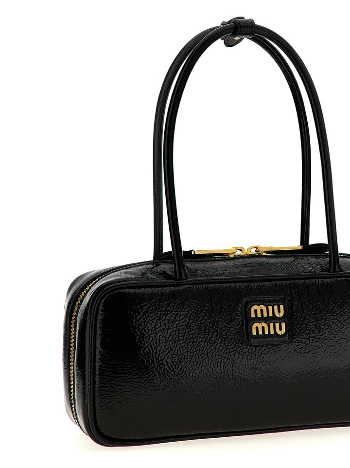 Miu Miu Trunk Hand Bag Borse a Mano - Nero | a79f8d67ff51d55eb3cc19b7d864537eb4c4cb77