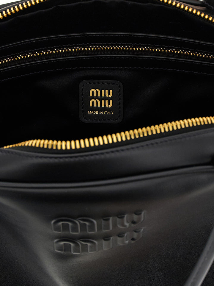 Miu Miu Beau Shoulder Bags Black