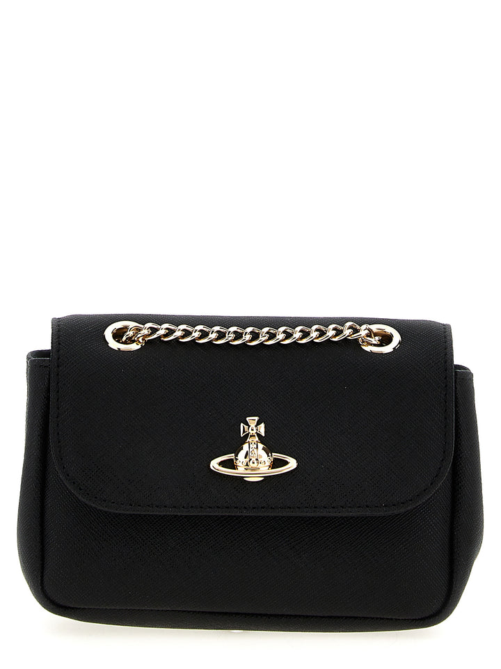 Vivienne Westwood Small Purse Chain Borse a Spalla e Tracolla - Nero | 404bb350f9b118e3ed33d5670416372bcb5b4248
