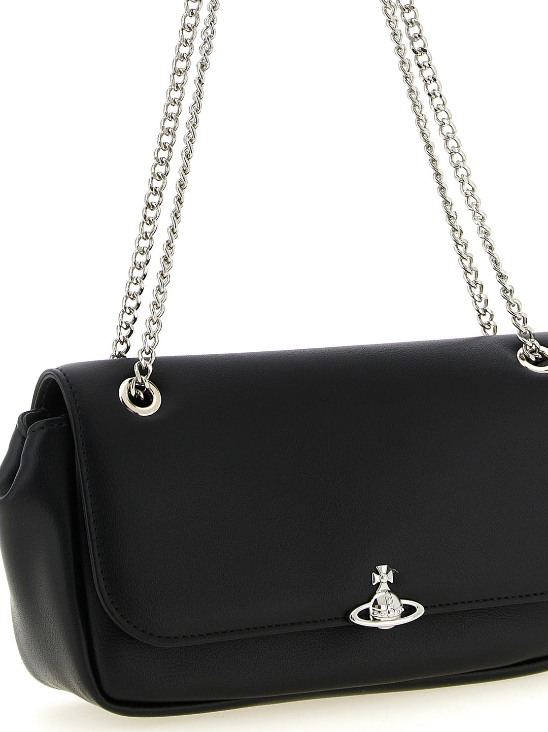 Vivienne Westwood Chain Crossbody Purse Borse a Tracolla - Nero | ddf4c8409d24a94108301170656ba3e4273be3e6