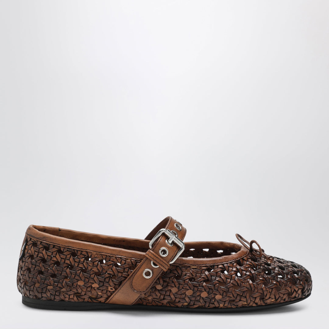 Miu Miu Scarpe - Marrone | 011e3c353630b20a1d01f05a2701adf1cc69e0e0