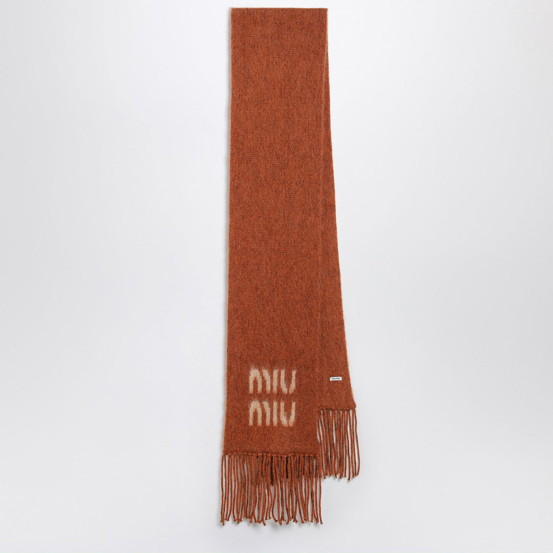 Miu Miu Scarves & Shawls - Marrone | 1abb8142fab86287f45577d85a1bb5f7284d3d2a