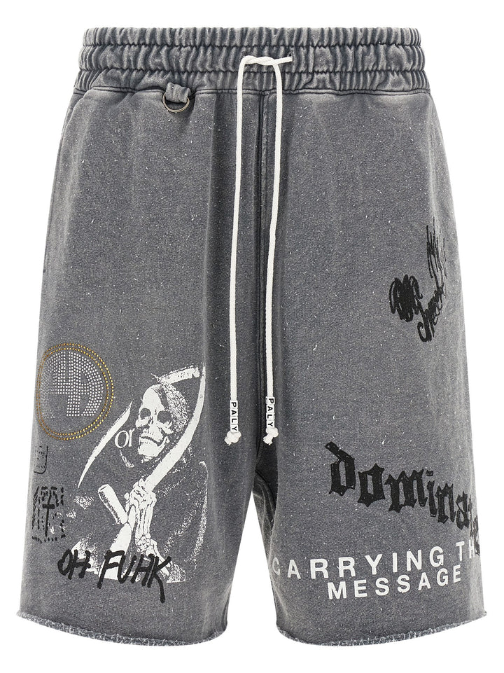 Paly Carrying The Message Bermuda e Short - Grigio | 80ceab3e7fe7b20e0b1d7a12f2222d2fa2bb20a4