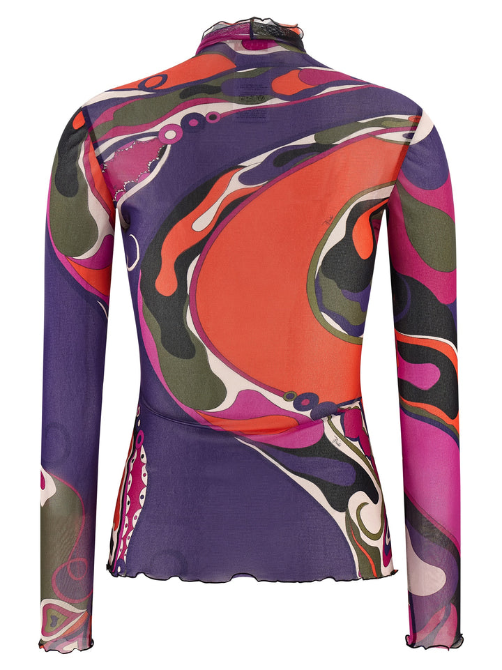 Emilio Pucci Tulle Sweater Maglioni - Multicolor | dd94923b302f3749e503ff39e009c4e376136484